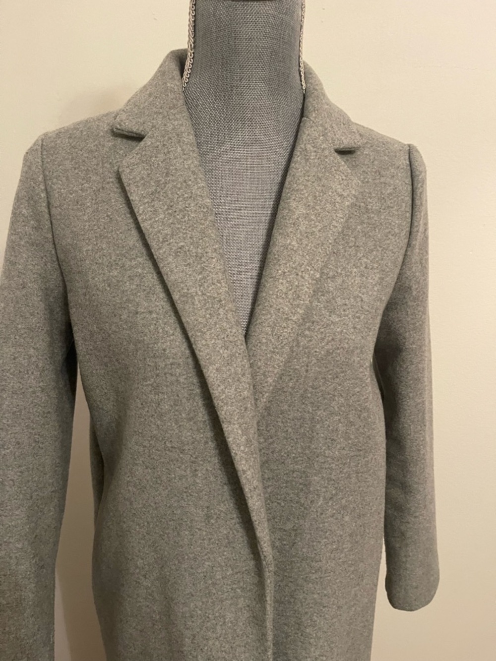 Zara Gray Coat . Size M - Picture 8 of 15
